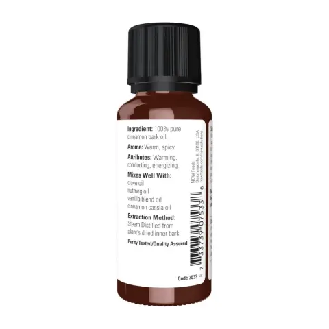 Now 100% Pure Cinnamon Essential Oil 30mL thumbnail 2