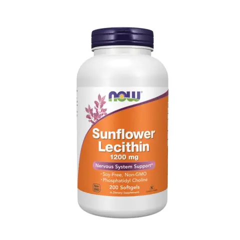 Now Sunflower Lecithin 1200Mg Softgels 200S thumbnail 1