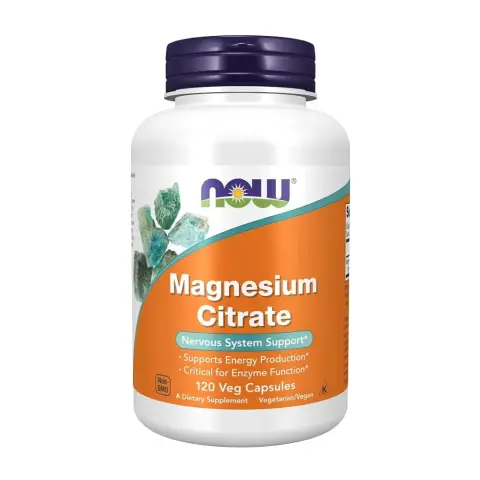 Now Magnesium Citrate Supplement Veg Capsules 120s thumbnail 1