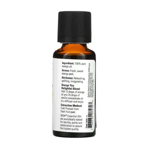 Now 100% Pure Orange Essential Oil 30mL thumbnail 2