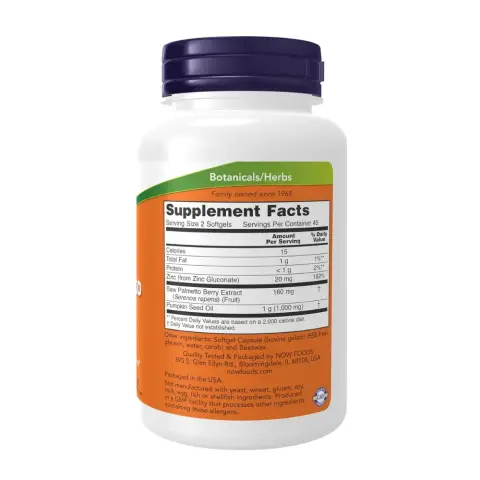 Now Saw Palmetto Extract 80Mg Softgels 90S thumbnail 2