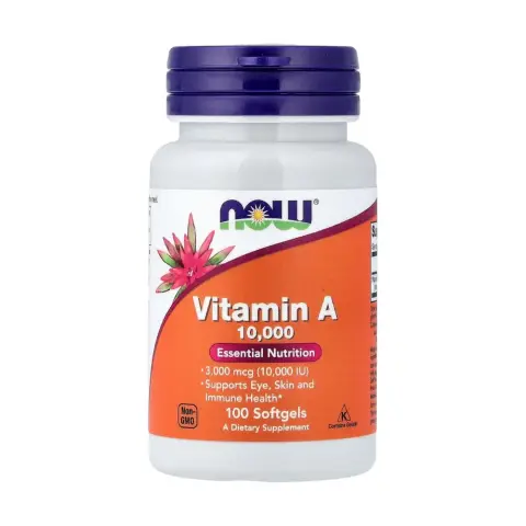 Now Vitamin A 10,000 Softgels 100S thumbnail 1