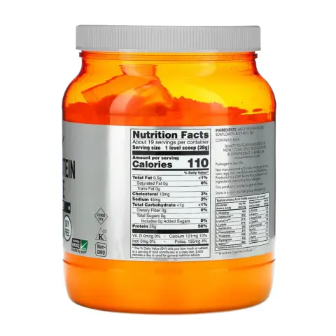 Now Sports Whey Protein Isolate Powder with BCAA 544g thumbnail 2
