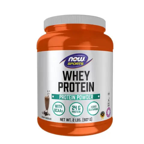 Now Sports Dutch Chocolate Whey Protein Powder 907g thumbnail 1