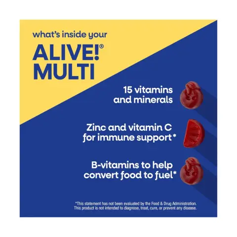 Nature's way Alive Mens Gummy Vitamins 60S thumbnail 2