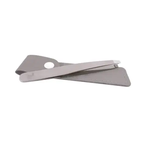 Or Bleu Ct409C Square Tip Tweezers Satin Finish thumbnail 2