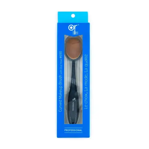 Or Bleu Ct690 Curved Make Up Brush Oval thumbnail 1
