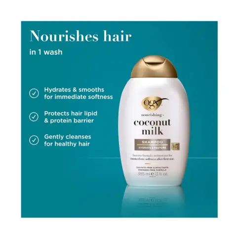 Ogx Coconut Milk Shampoo 385Ml thumbnail 2