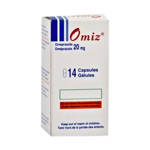 Omiz 20mg Capsules 14s thumbnail 1