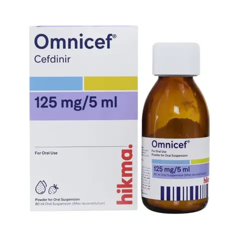Omnicef 125mg Suspension 80ml thumbnail 1