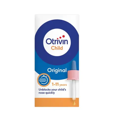 Otrivin Child 0.05% Nasal Drops 10ml thumbnail 1
