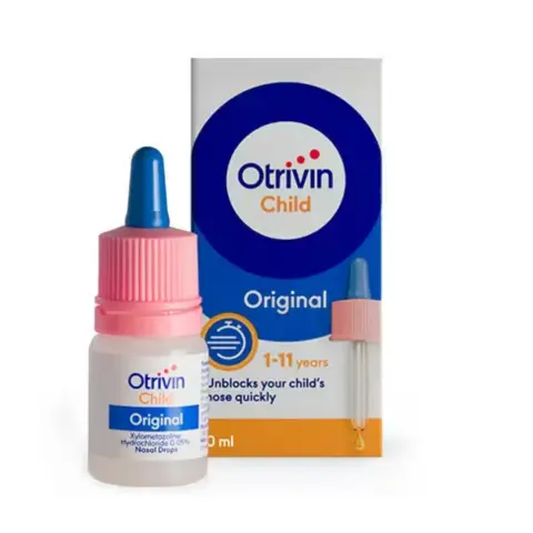 Otrivin Child 0.05% Nasal Drops 10ml thumbnail 2