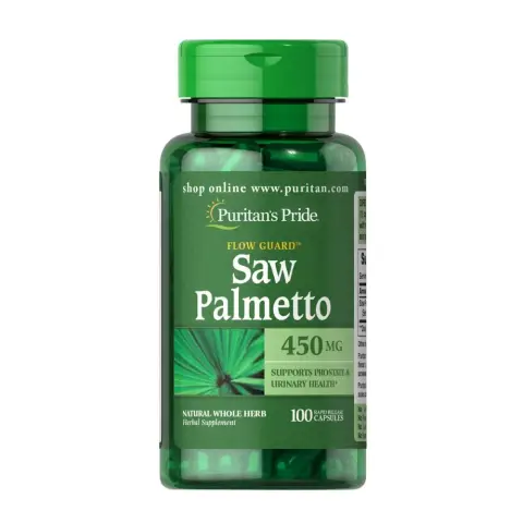 Puritans Pride Saw Palmetto 450Mg Capsule 100 Capsules thumbnail 1