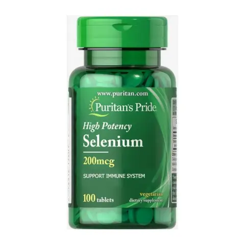 Puritans Pride High Potency Selenium 200Mcg Tablet 100S thumbnail 1