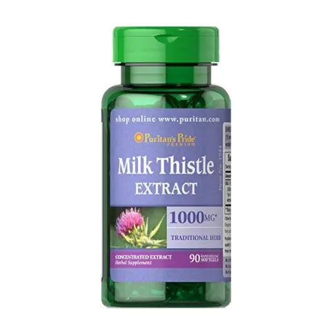 Puritan's Pride Milk Thistle Extract 1000 Mg, 90s thumbnail 1