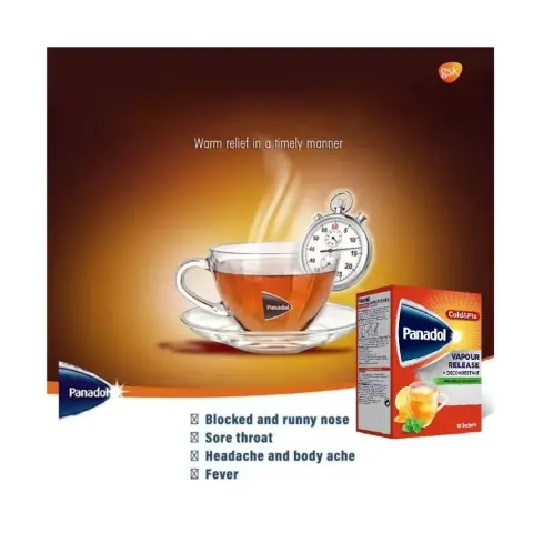 Panadol Cold & Flu Vapour Release Sachets 10s thumbnail 2