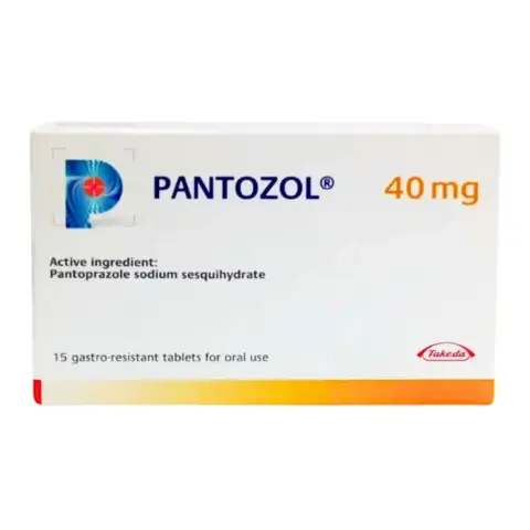 Pantozol 40mg Tablets 15s thumbnail 1