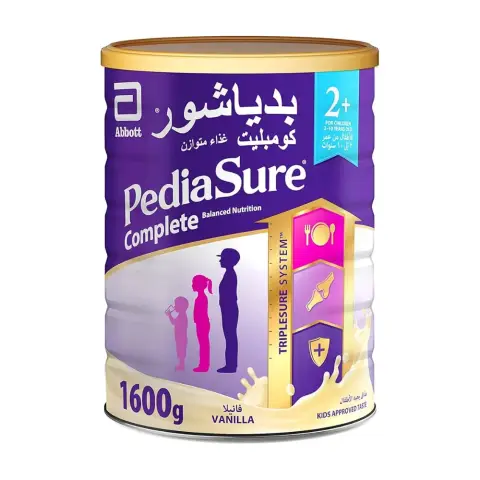 Pediasure Complete Triple Sure Vanilla Powder 1600Gm thumbnail 1