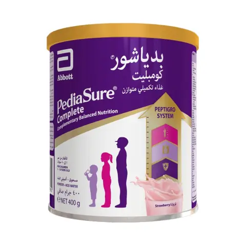 Pediasure Complete Triple Sure Strawberry Milk 400Gm thumbnail 1