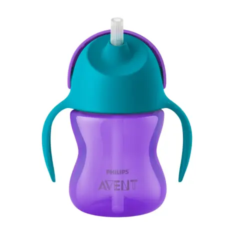 Philips Avent Pa516 Bendy Straw Cup 9 Month+ Boy/Girl thumbnail 2