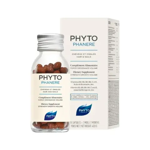 Phyto Phytophanere Capsules for Hair and Nails - 120 Capsules thumbnail 1