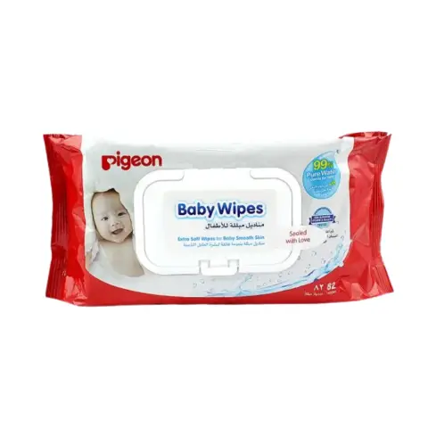 Pigeon Travel Size Gentle Baby Wipes for Sensitive Skin 82s thumbnail 1