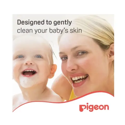 Pigeon Baby Bath Mitten for Gentle Skin Cleansing thumbnail 2