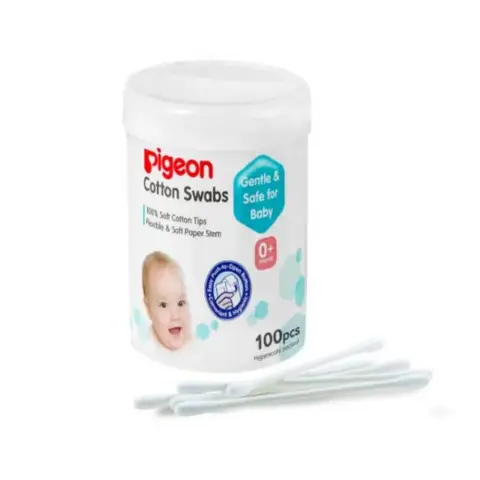 Pigeon K872 Cotton Swabs 100Pcs thumbnail 1
