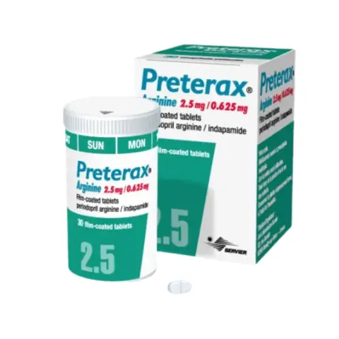 Preterax 2.5/0.625mg Tablets 30s thumbnail 1