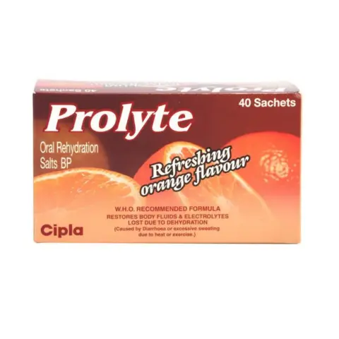 Prolyte Oral Rehydration Salts Orange Flavour Sachets 40s