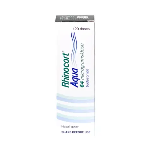Rhinocort Aqua 64mcg Nasal Spray 120 Doses thumbnail 1
