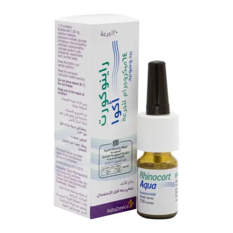 Rhinocort Aqua 64mcg Nasal Spray 120 Doses thumbnail 2