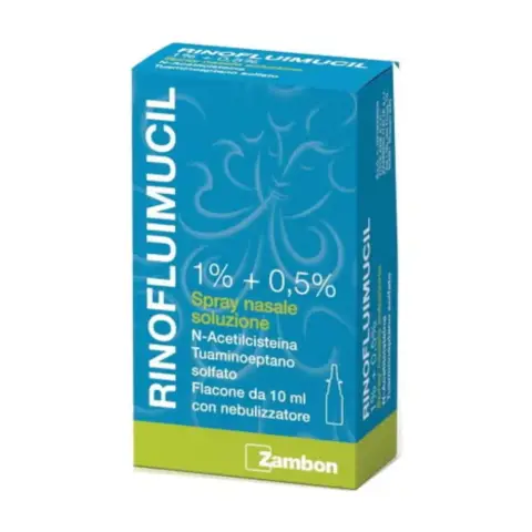 Rinofluimucil 1%/0.5% Nasal Spray 10mL thumbnail 1