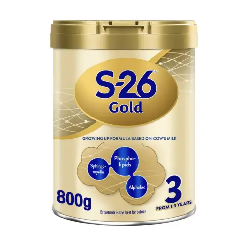 S-26 Gold Stage 3 Milk Formula 800G thumbnail 1