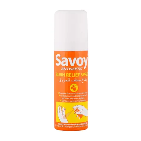 Savoy Cooling Burn & Minor Skin Injury Relief Spray 50ml