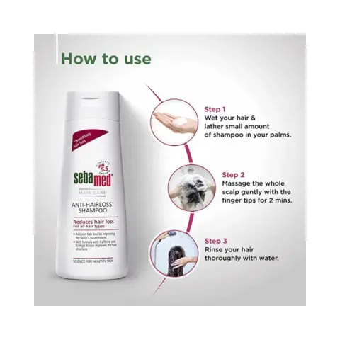 Sebamed Anti Hairloss Shampoo 200mL thumbnail 2