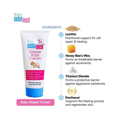 Sebamed Baby Diaper Rash Cream 200mL thumbnail 2