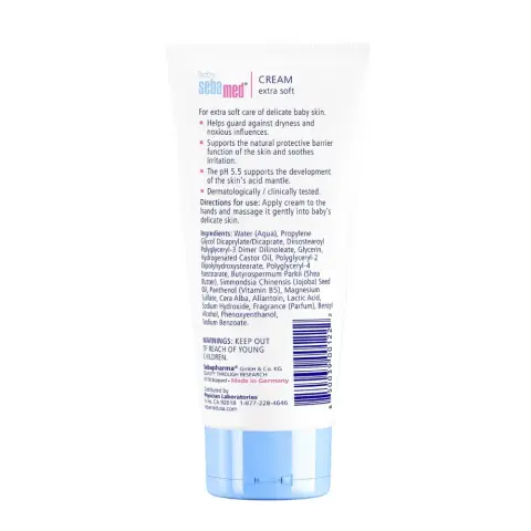 Sebamed Baby Extra Soft Cream 200mL thumbnail 2