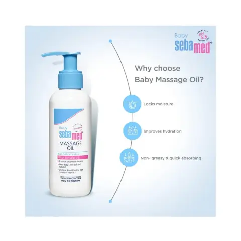 Sebamed Baby Massage Oil 150mL thumbnail 3