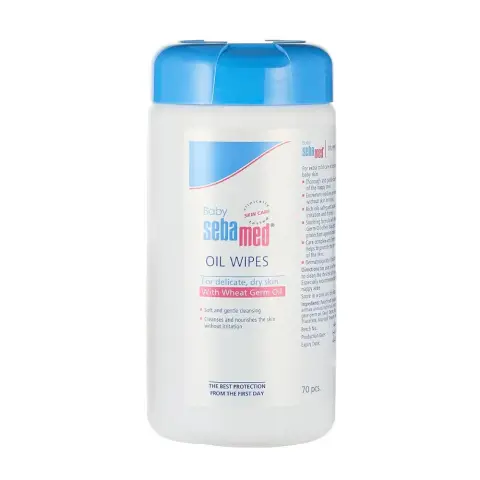 Sebamed Baby Oil Wipes 70S thumbnail 1