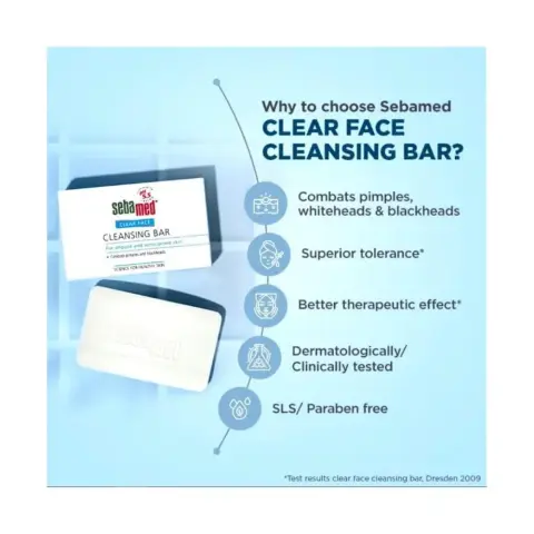 Sebamed Clear Face Cleansing Bar 150G thumbnail 3