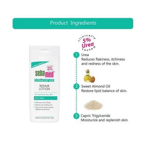 Sebamed Extreme Dry Skin Urea 10% Lotion 200mL thumbnail 3