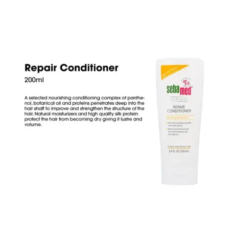 Sebamed Hair Repair Conditioner With Panthenol For Normal To Dry Hair 200Ml thumbnail 2