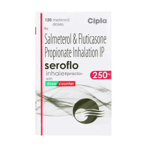 Seroflo 250mcg Inhaler 120 Doses thumbnail 1