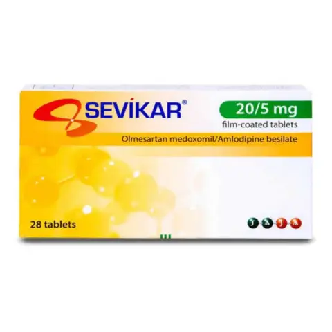 Sevikar 20/5mg Tablets 28s thumbnail 1