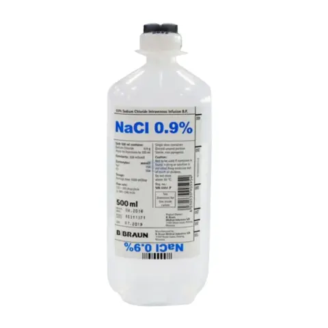 Sodium Chloride 0.9% Solution 500mL thumbnail 1