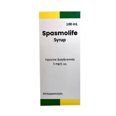 Spasmolife 5mg/5mL Syrup 100mL thumbnail 1