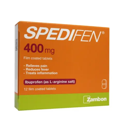 Spedifen 400mg 12 Tablets thumbnail 1