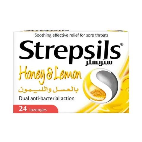 Strepsils Honey & Lemon Lozenges 24s thumbnail 1