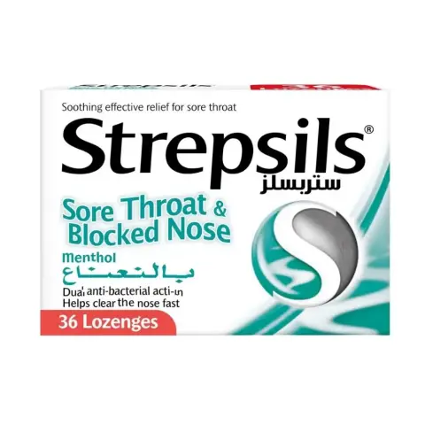 Strepsils Menthol Lozenges 36s thumbnail 1